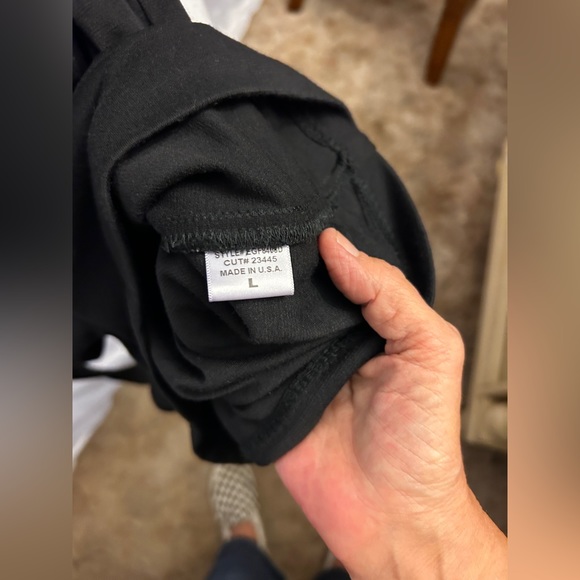 FREDRICKS BLACK ROMPER SHORTS L - Picture 5 of 5